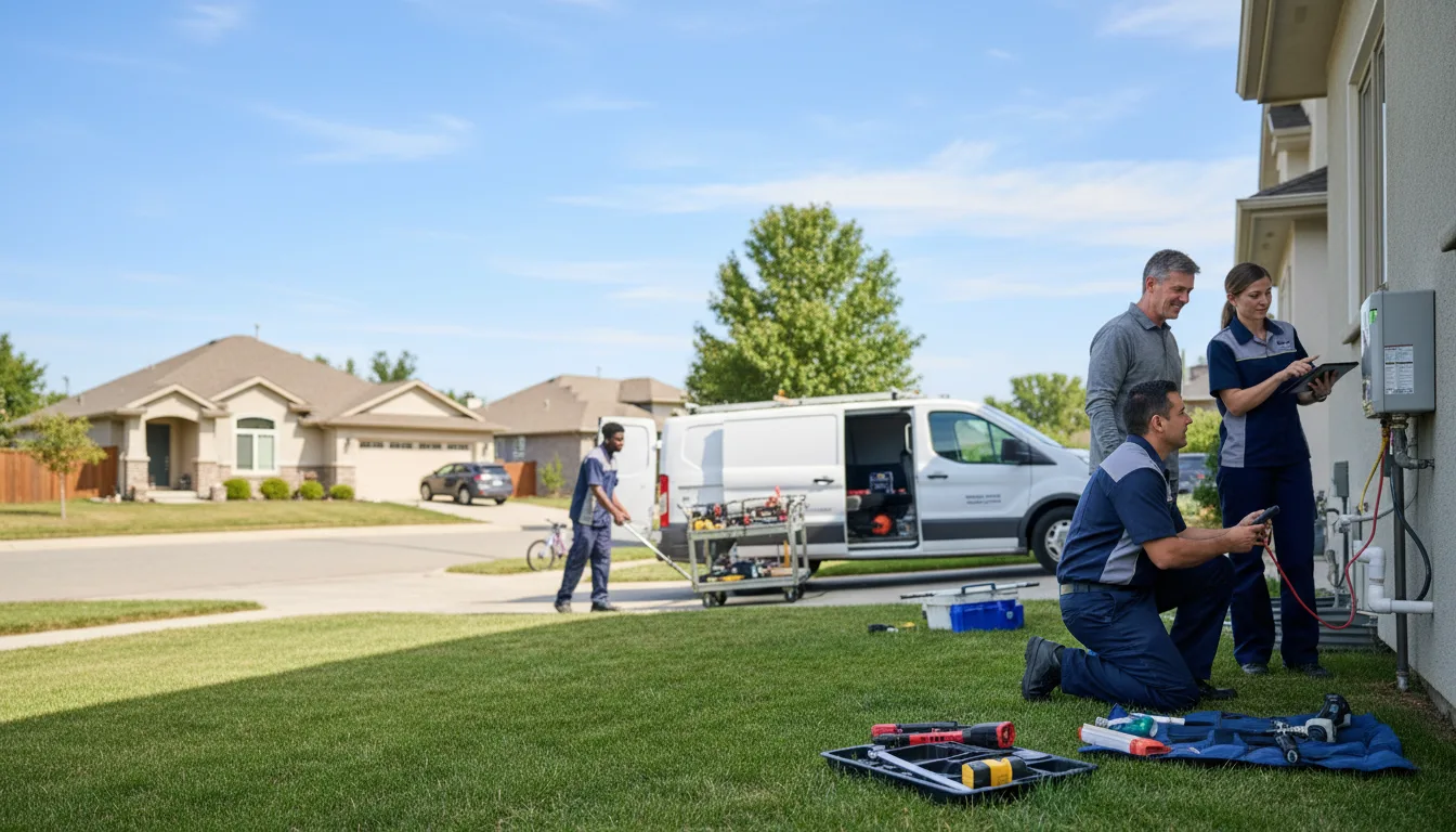 Tankless water heater service in Albert, OK